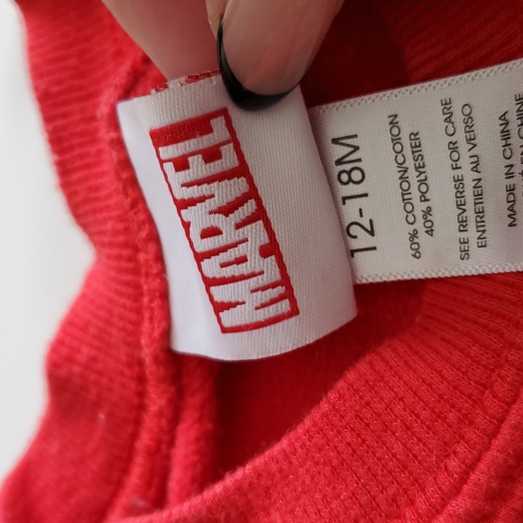 Marvel Spinderman Sweater Size 12-18 Months - Picture 3 of 3